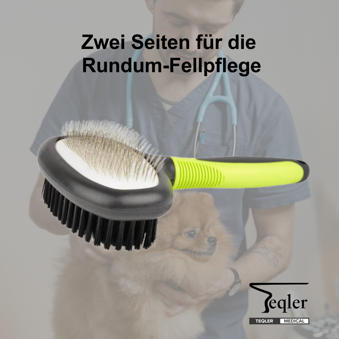 Doppelseitige Pflege Fellbürste Teqler®